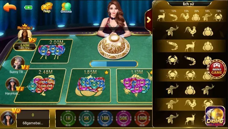Sơ lược về trò Bầu Cua online tại Choang Club