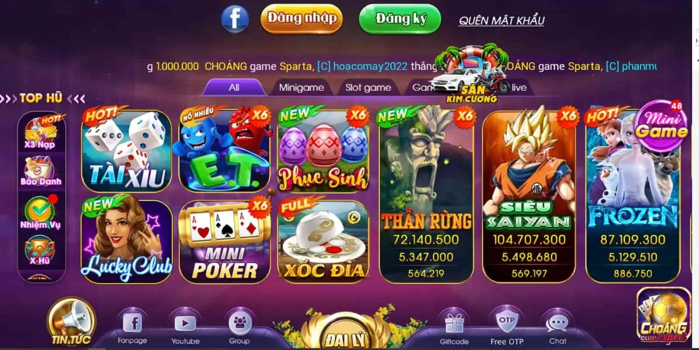 Lưu ý cần ghi nhớ khi đăng ký Choangclub