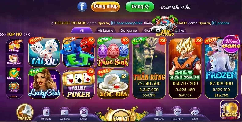Lưu ý cần thiết khi nạp tiền tại choangclub